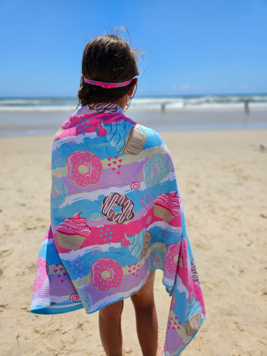 Sweet Treats Print Sand Free Towel