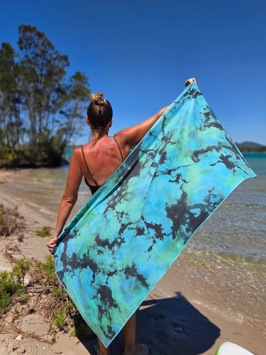 Neon Dream Bundle| Swim Parka, Sand-Free Towel & Swim Bag