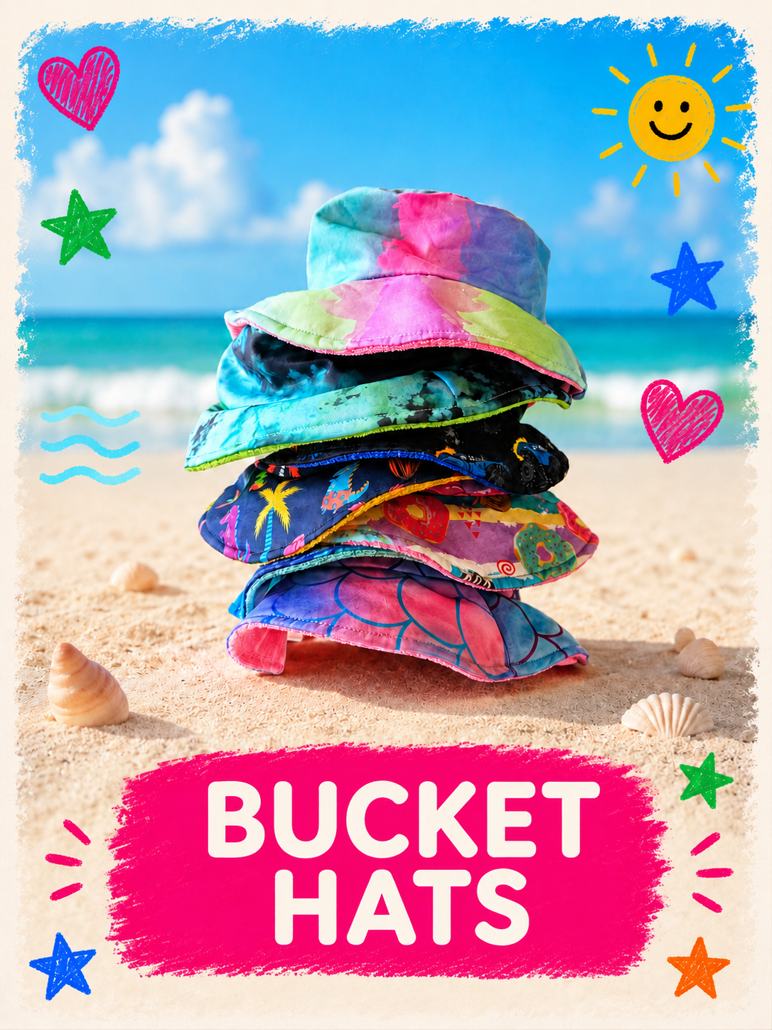 Bucket Hats - Schmik Swim Parkas