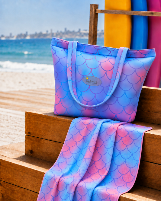 Towel & Tote Duo | Sand-Free Towel &  Matching Tote Bag