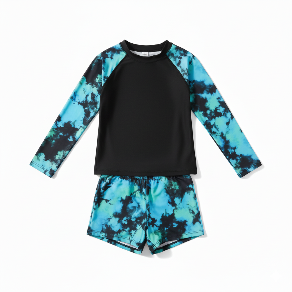 Schmik Neon Swim Set for Kids | UPF 50+ Swimwear