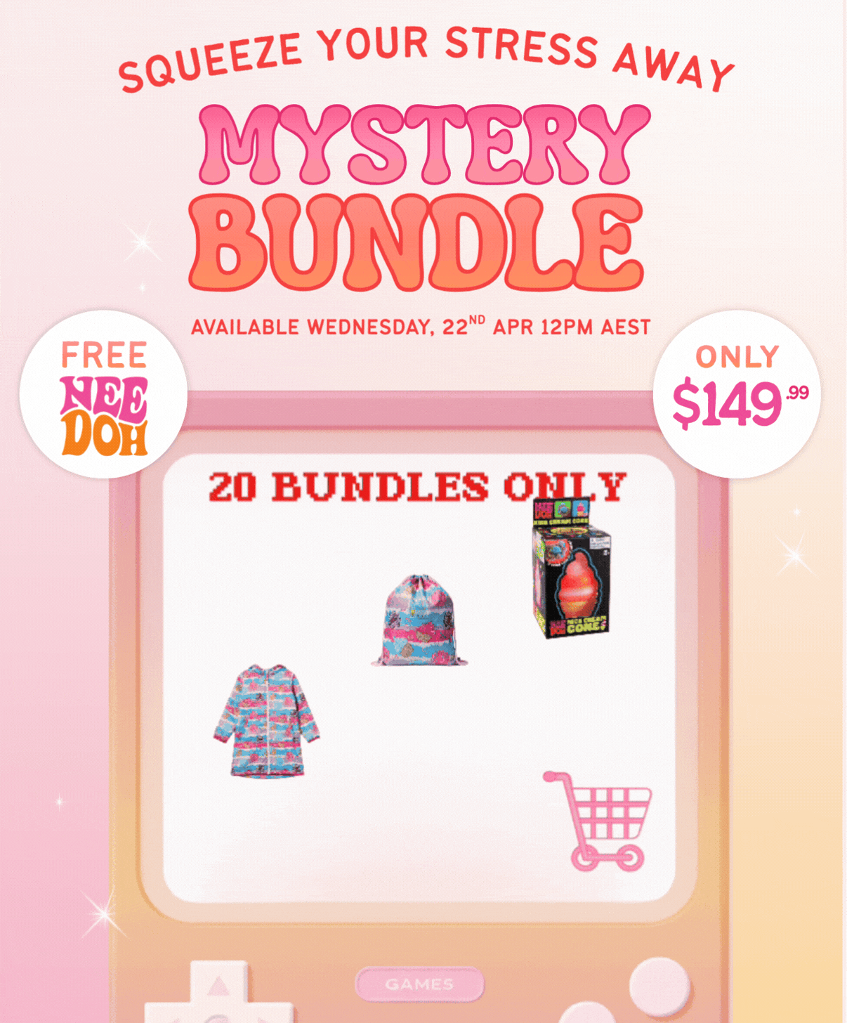 Girls Swim Survival Bundle | Parka, Bag & NeeDoh