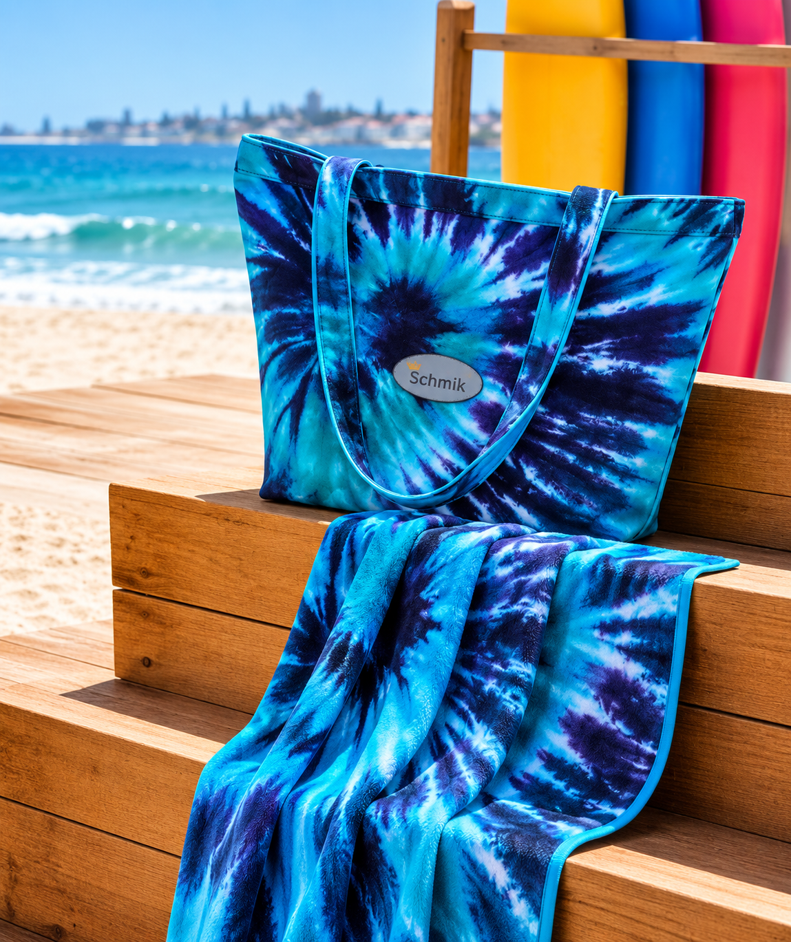Towel & Tote Duo | Sand-Free Towel &  Matching Tote Bag