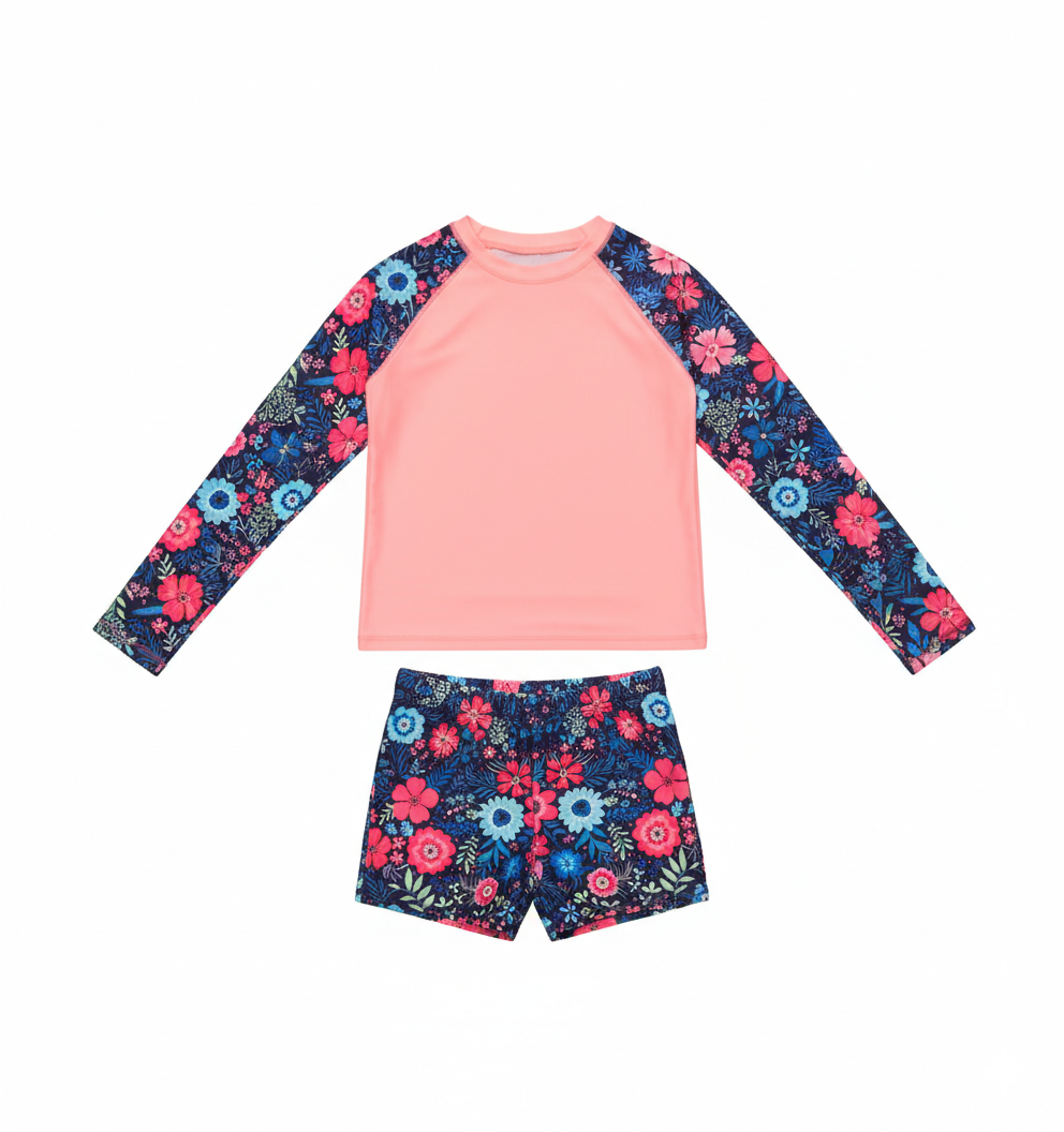 Schmik Blossom Swim Set for Kids | UPF 50+ Swimwear