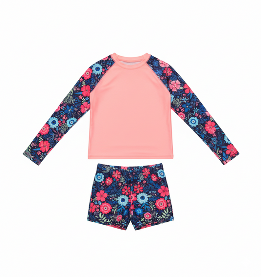 Schmik Blossom Swim Set for Kids | UPF 50+ Swimwear