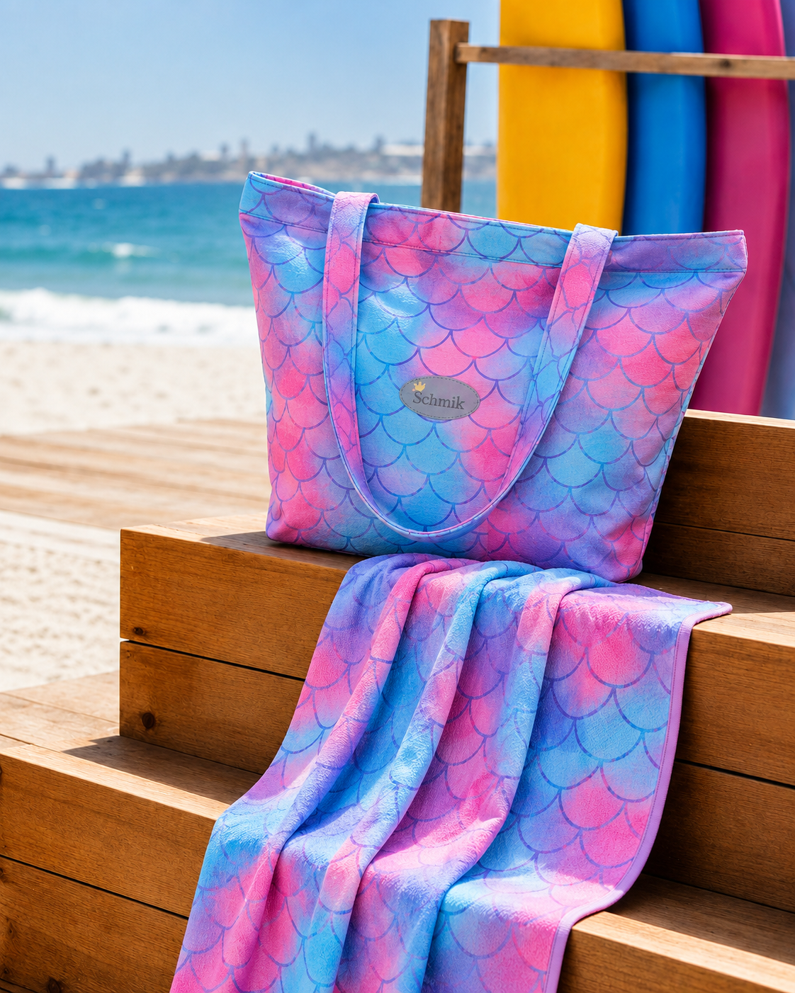 Towel & Tote Duo | Sand-Free Towel &  Matching Tote Bag