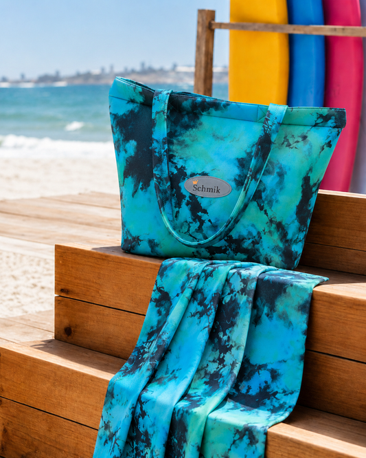 Towel & Tote Duo | Sand-Free Towel &  Matching Tote Bag