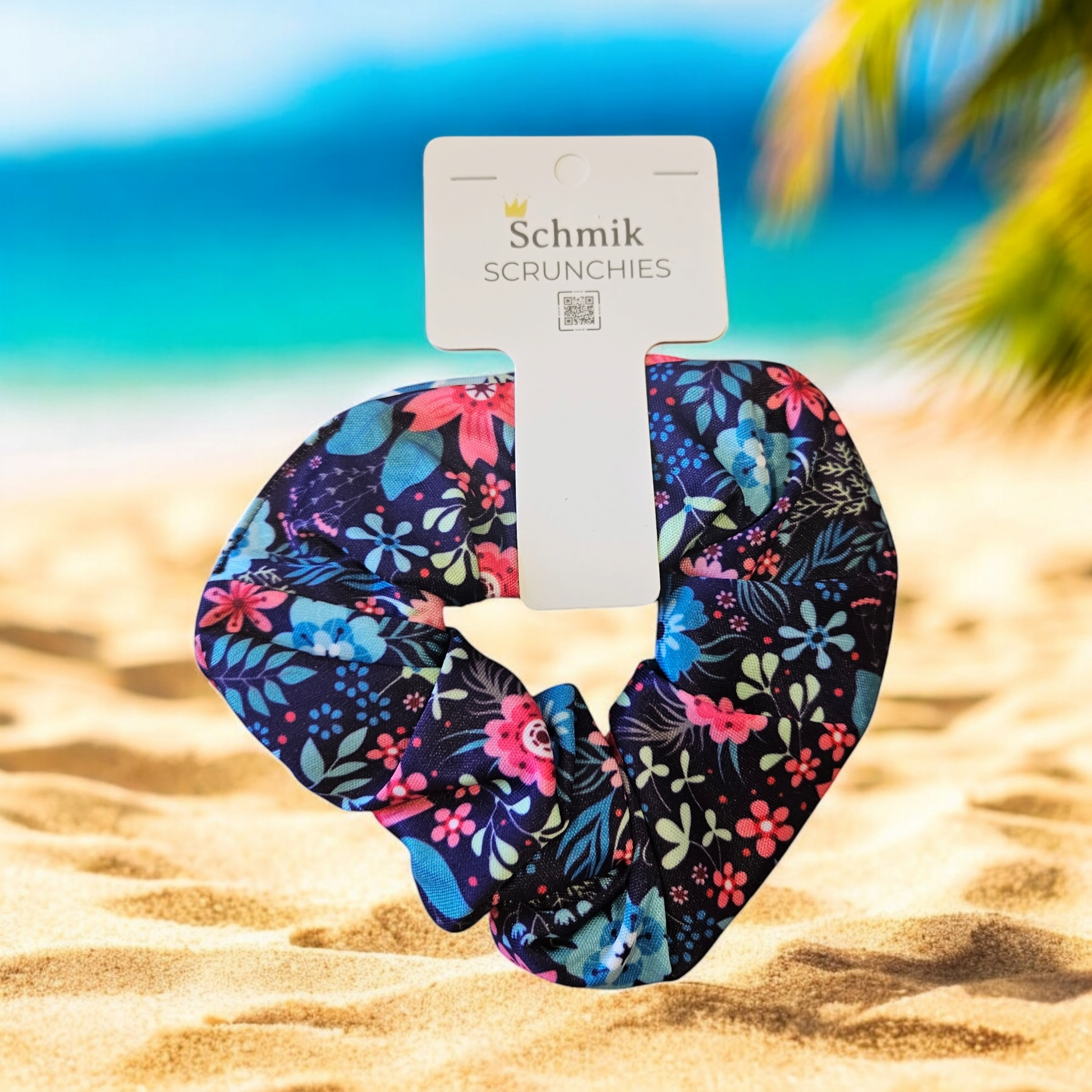 Soft and comfortable scrunchie for swimming and poolside play