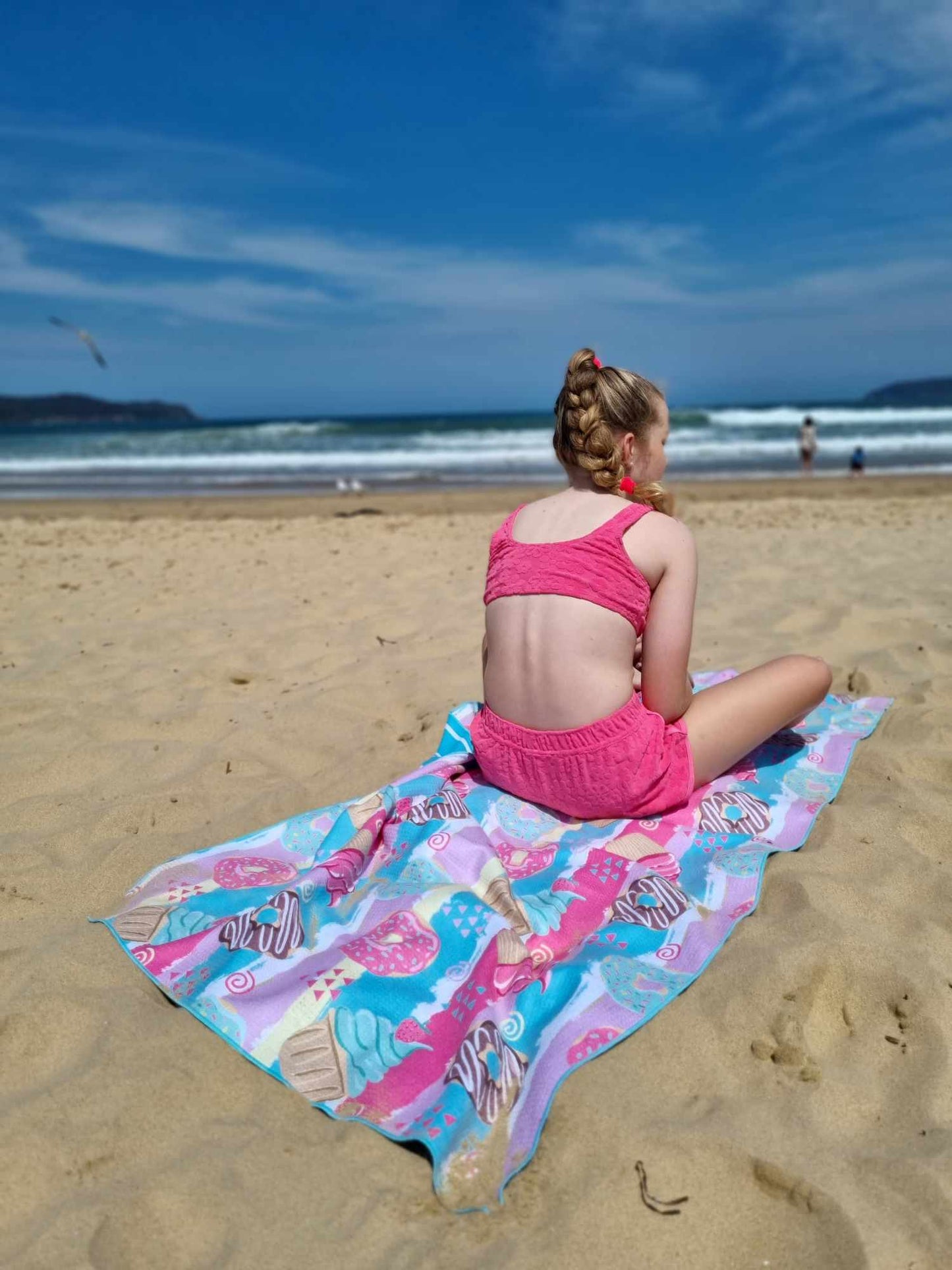 Sweet Treats Print Sand Free Towel - Schmik Swim Parkas