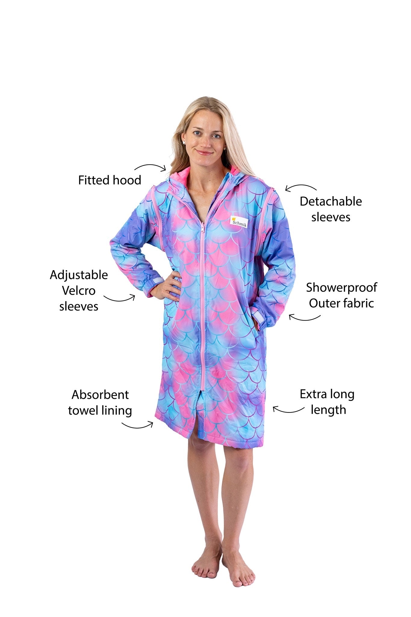 Mermaid - Schmik Swim Parkas